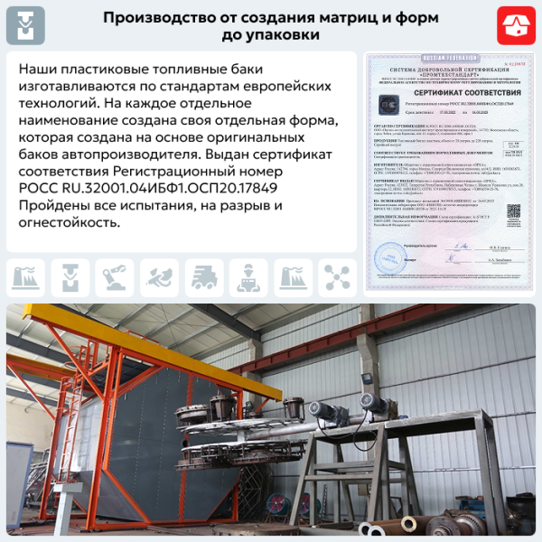 Топливный бак Hyundai Click 2002-2011 г.в - 45 л. (bolt-on)